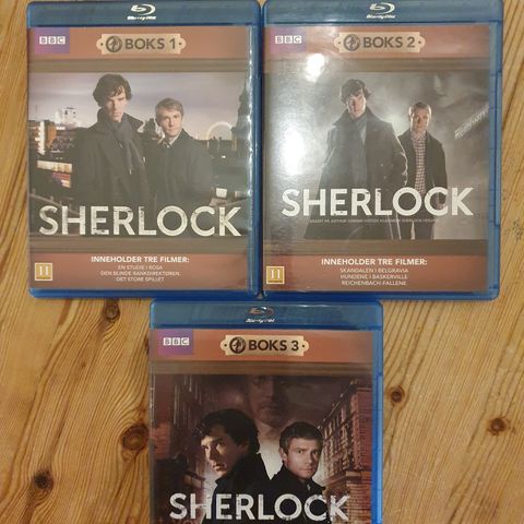 SHERLOCK BOKS 1-3