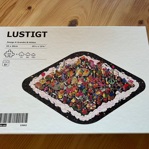 Lustigt puslespill 211 biter