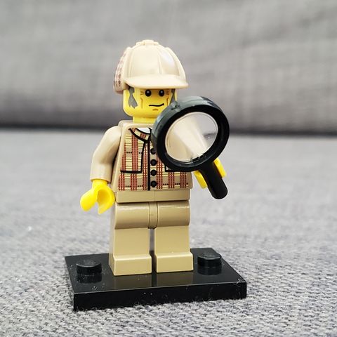 LEGO Sherlock Holmes minifigur