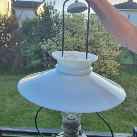 Gammel parafinlampe