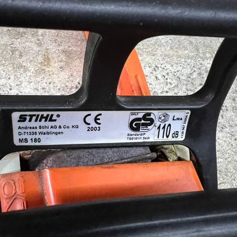 Stihl 180  motorsag