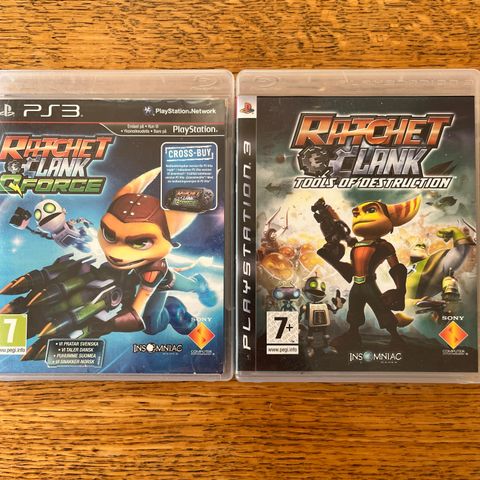 ps3 spill RATCHET & CLANK /qforce /tools Of destruction / barn