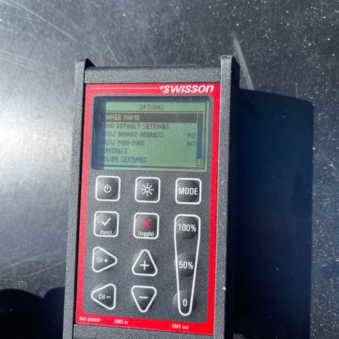 Swisson XMT-350 DMX tester