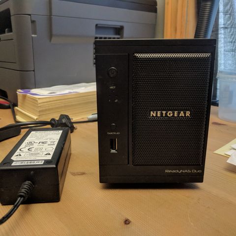 ReadyNas Duo NAS uten HDD (Må ha Windows 7)