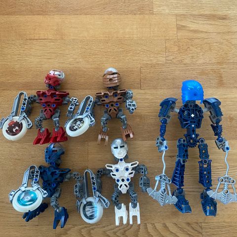 Lego Bionicle - Matoran of Metru Nui + Toa Nokama