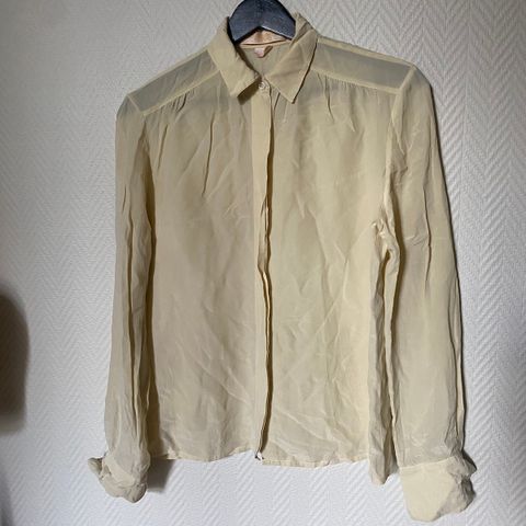 Vintage skjorte i 100% silke