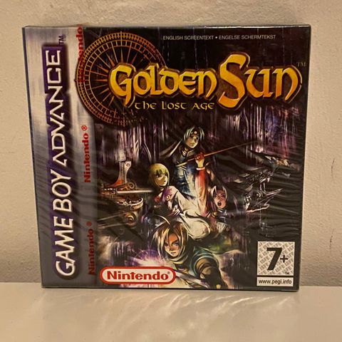 Golden sun the lost age Gameboy advance