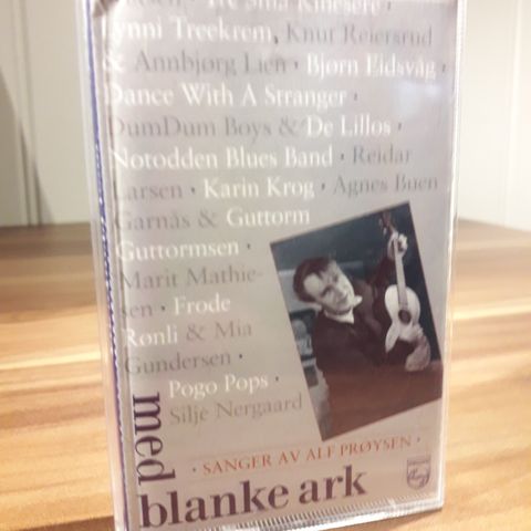 Med Blanke Ark (1994) sanger av Alf Prøysen (kassett)