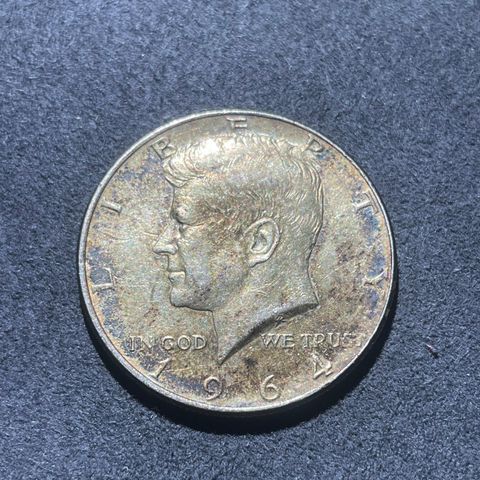 Half dollar Kennedy 1964 sølv