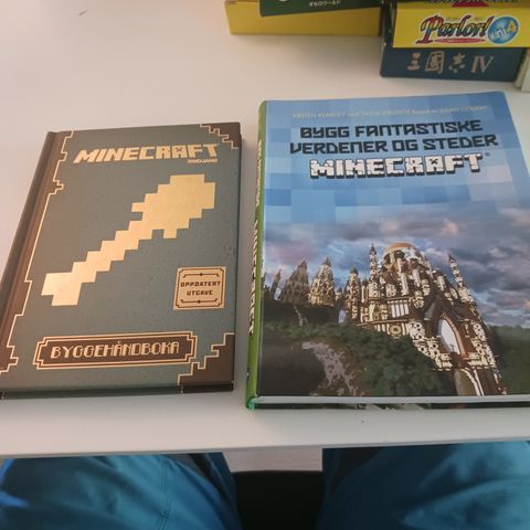 2 stk minecraft bøker