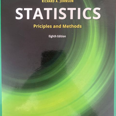 Statistics - Principles and Methods