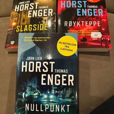 3 x Jørn Lier Horst/Thomas Enger