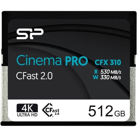 Silicon Power 512GB Cinema PRO CFX 310 cFAST 2.0 minnekort