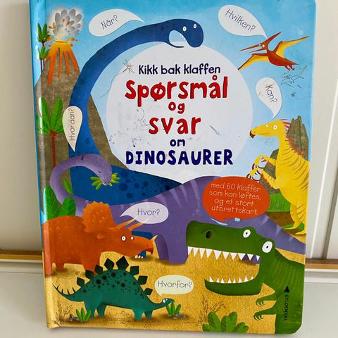 Kikk bak klaffen bok om dinosaurer