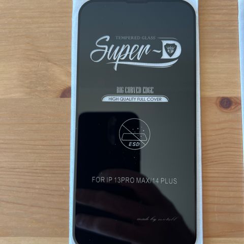Skjermbeskyttelse screen protector iPhone 13 pro max/ 14 plus