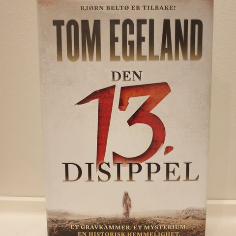 Bok" Den 13. disippel " av Tom Egeland