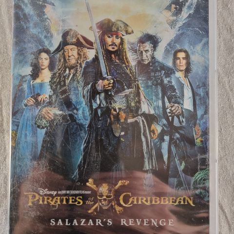 Pirates of The Caribbean Salazar's Revenge DVD ny forseglet norsk tekst