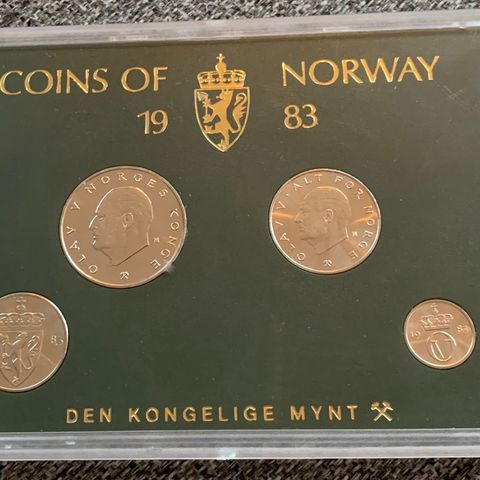 Coins of Norway 1982, 1983 og 1984
