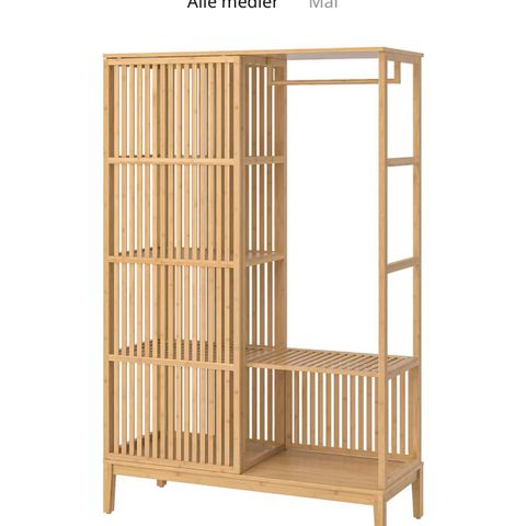 Nordkisa ikea garderobe skap