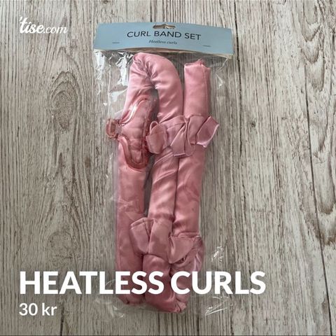 Heatless curls