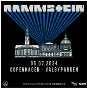 Rammstein København 05.07.2024, 4 billetter Standing Area