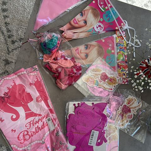 Barbie bursdags pynt