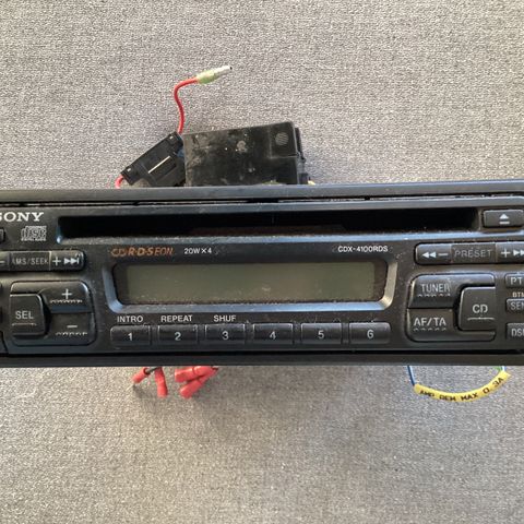 Gammel Sony bilstereo