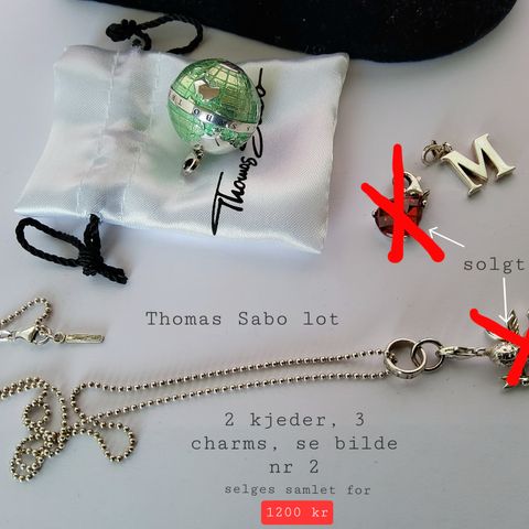 Thomas Sabo sølvsmykke lot