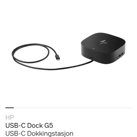 HP usb-c dock G5