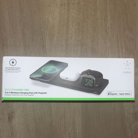 Belkin 3-in-1 charger Svart