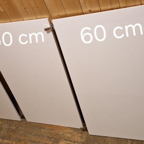 3 stk. Ikea Ringhult 100x60 skapdører (kun dørene)