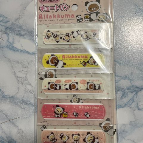 Rilakkuma Plaster med glitter x10