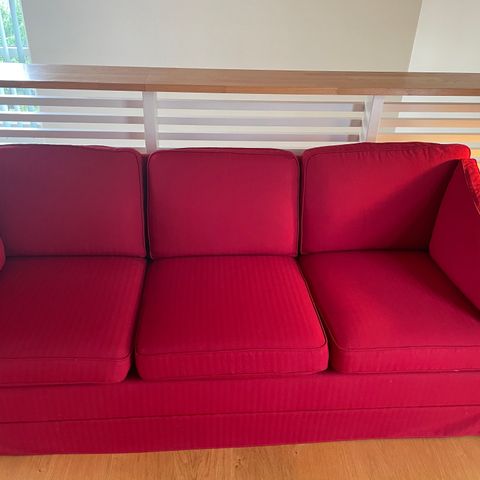 Rød sofa