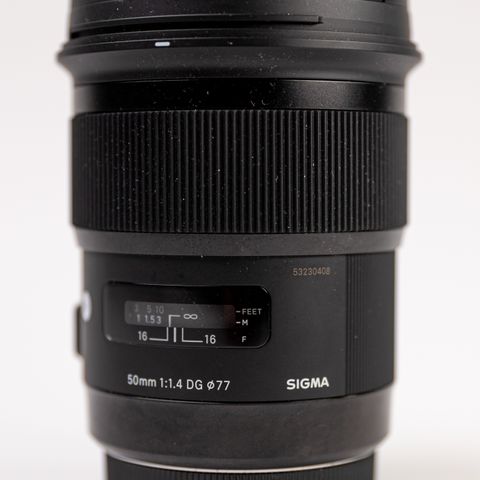 Sigma 50mm f/1.4 DG HSM ART for Canon EF - Pent og nesten ubrukt!