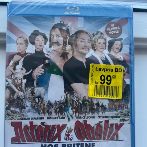 Asterix & Obelix: Hos Britene (BLU-RAY) NY !