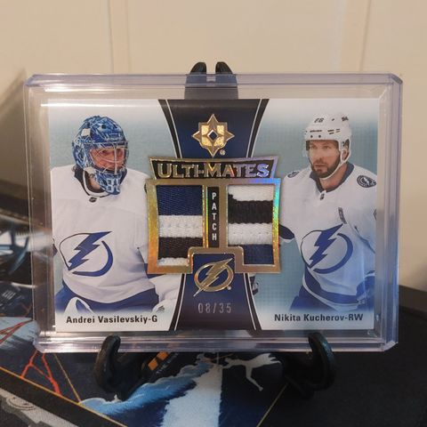 2022-23 Upper Deck Ultimate Collection - Dual Patch Vasilevskiy/Kucherov #/35!