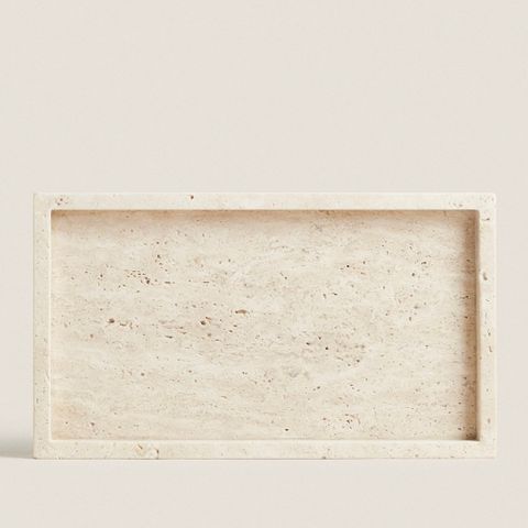 Zara Home Beige Marble Tray