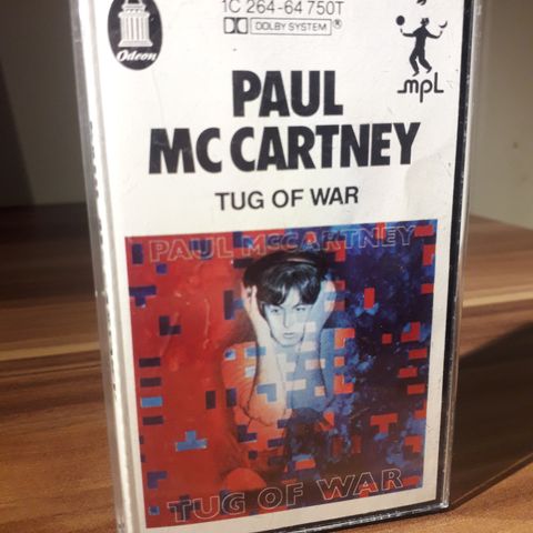 Paul McCartney "Tug of War" 1982 album på kassett