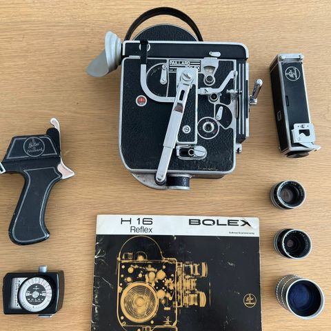 Bolex H16 rex 1 (16mm) kamera (kom med bud)