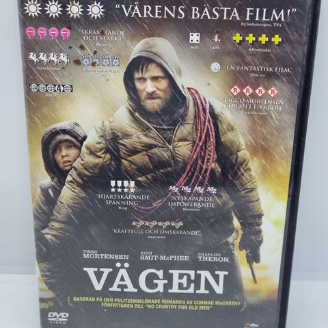 Vägen, The Road. Svensk cover. Dvd