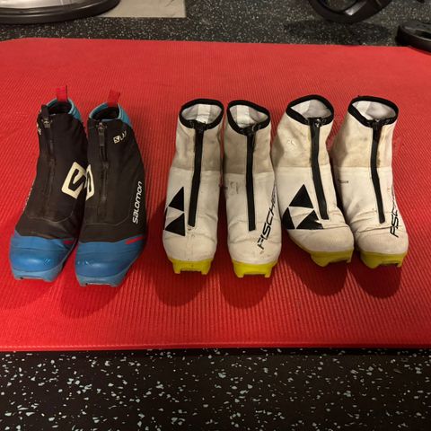 Skisko, klassisk, Fischer SpeedMax og Salomon S-lab