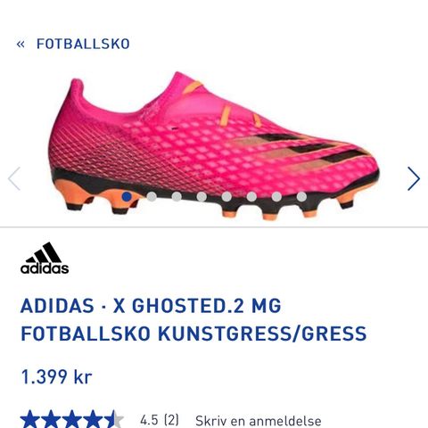 Fotballsko Adidas X Ghostet 2.MG