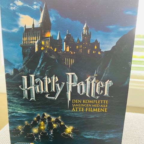 Harry Potter DVD-sett med 8 disker