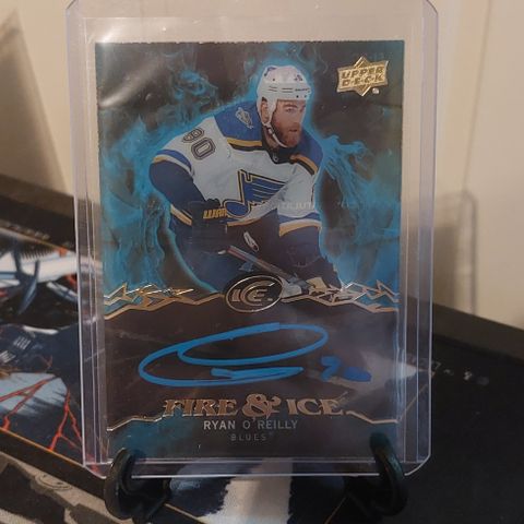 2021-22 Upper Deck Ice Hockey - Ryan O'Reilly Fire & Ice Autograf!