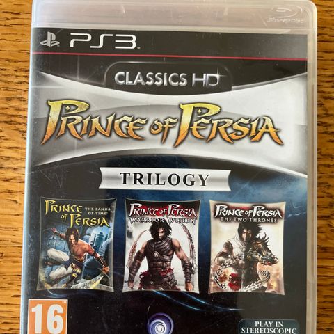 Ps3 spill PRINCE OF PERSIA TRILOGY