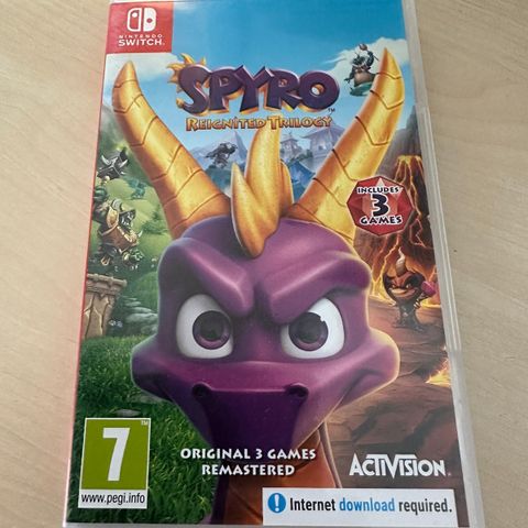 Selger spill til Nintendo switch Spyro Reignited Trilogy