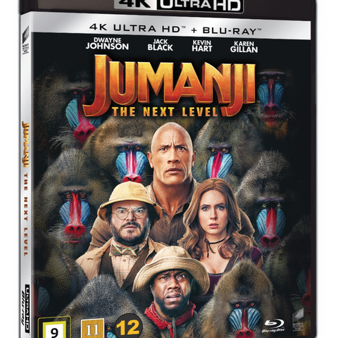 Jumanji: The Next Level 4K Ultra HD + 2K Blu-ray (forseglet)