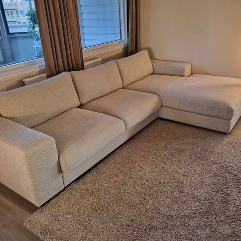 Sofa fra Bolia med nytt trekk