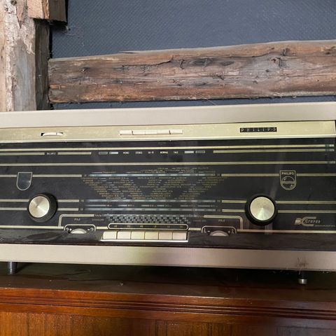 Philips stereo grammofon gammel radio