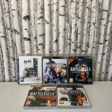 5 Battlefield Spill til Playstation 3